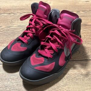 Nike Hyperfuse Youth Shoes Black/Pink Size 7